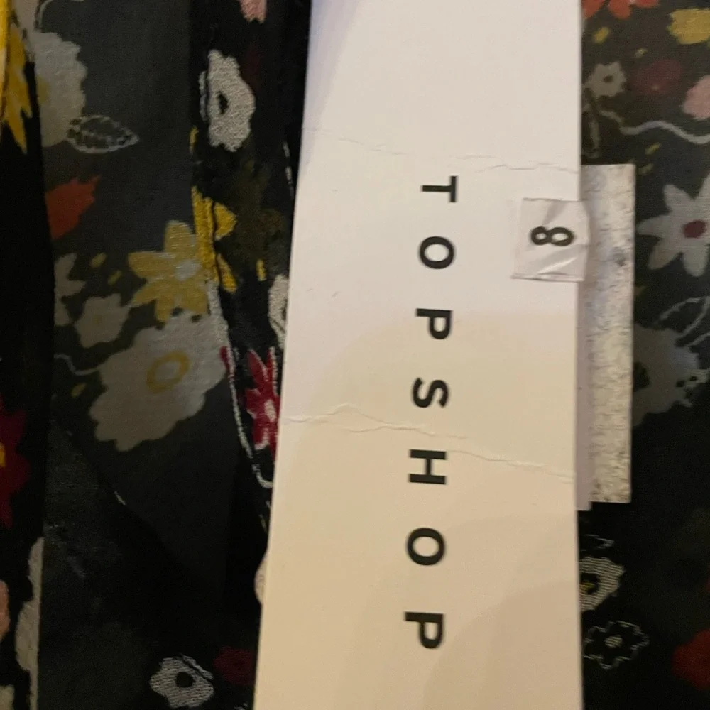 Topshop Black Floral Dress - Picture 5 of 7